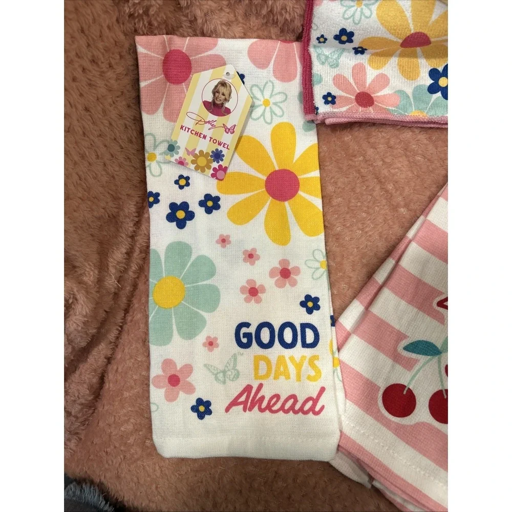 Dolly Parton Summer 2026 Collection Kitchen Towel & Dish Cloth Set